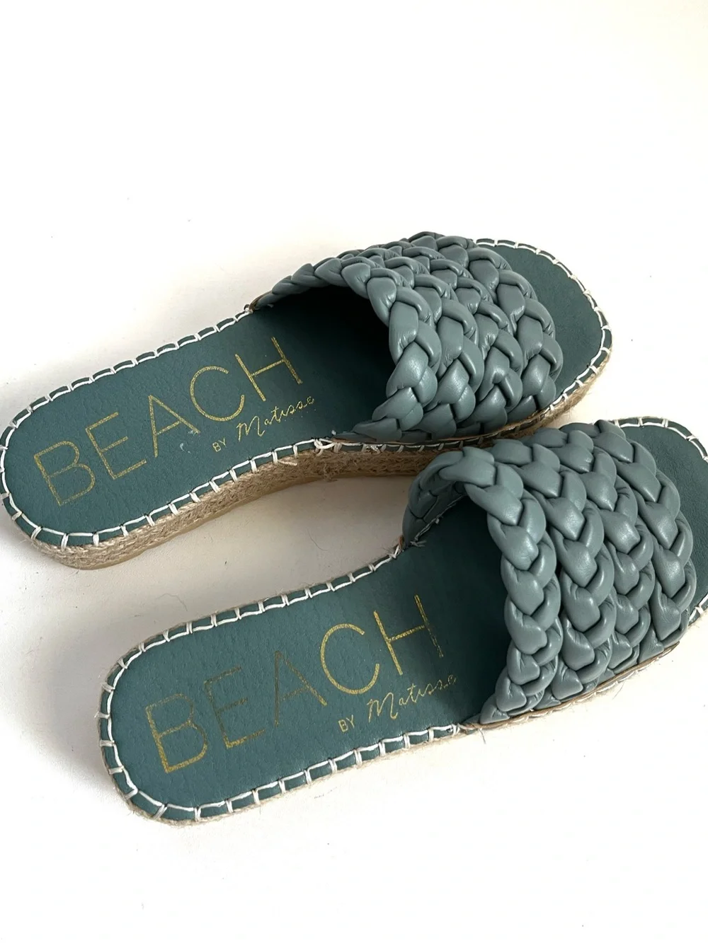 BEACH BY MATISSE Pacific Braided Espadrilles Platform Sandals Size 8.5